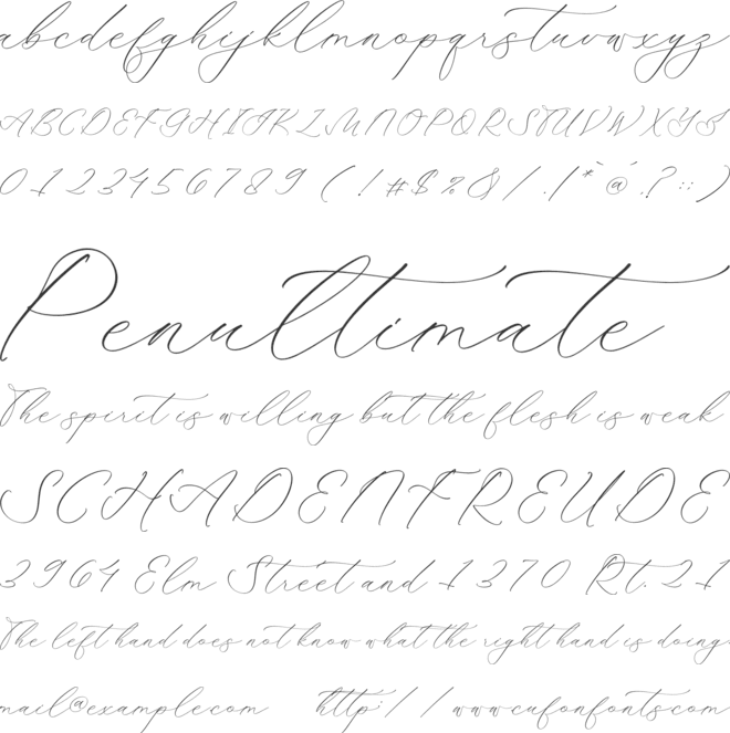 Harttenly Mondise font preview