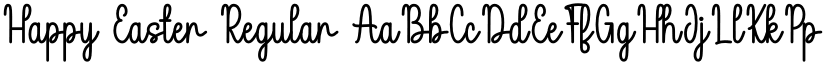 Happy Easter Regular font