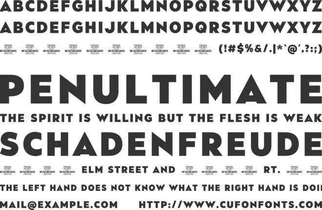 Carl Gauss PERSONAL USE ONLY font preview