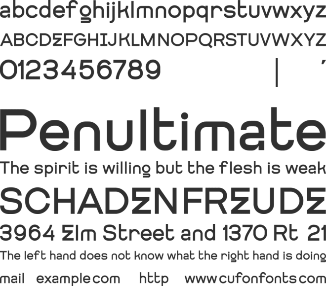 Getboreg Trial Only font preview
