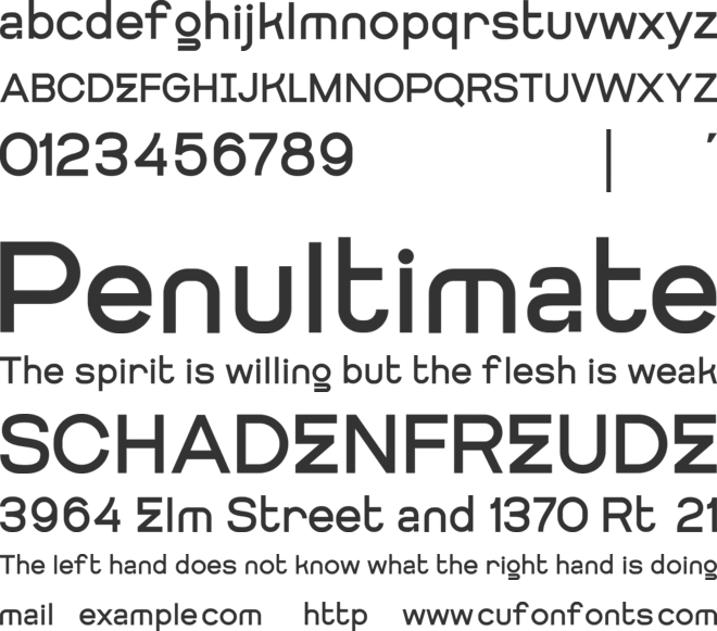 Getboreg Trial Only font preview