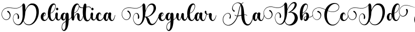 Delightica Regular font