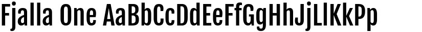 Fjalla One font