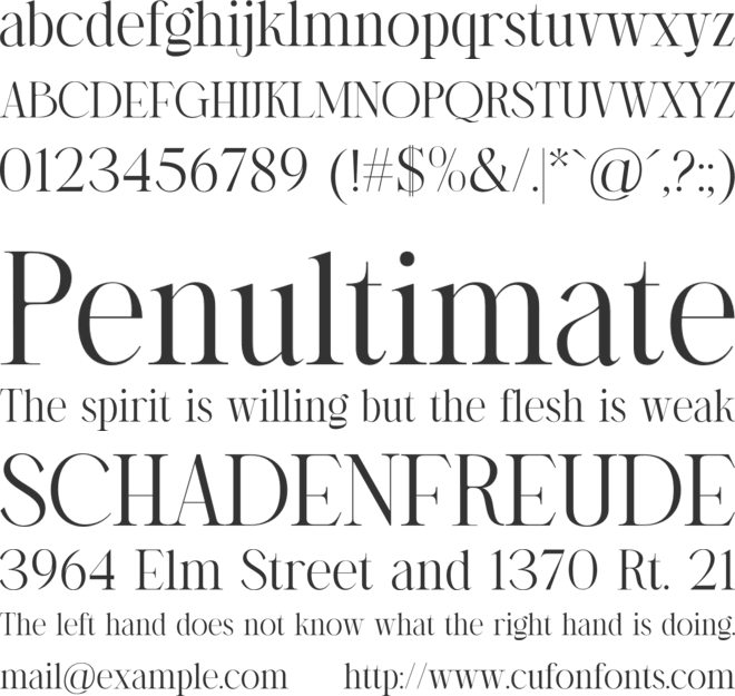 TROPICAL ROTHELA font preview