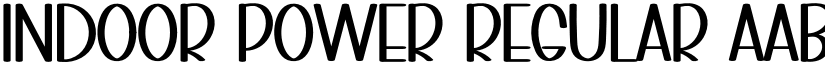 Indoor Power Regular font