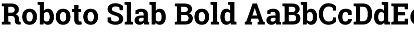 Roboto Slab Bold font