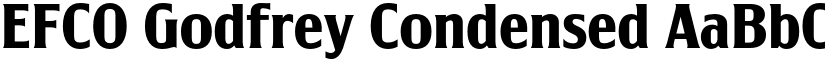 EFCO Godfrey Condensed font