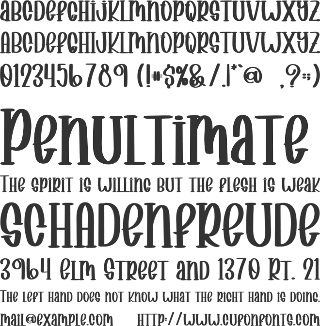 BABIES MONKEY font preview