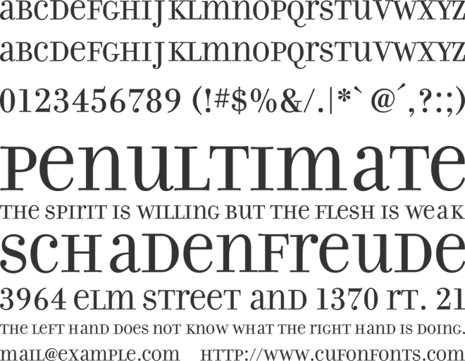 Filosofia Unicase font preview