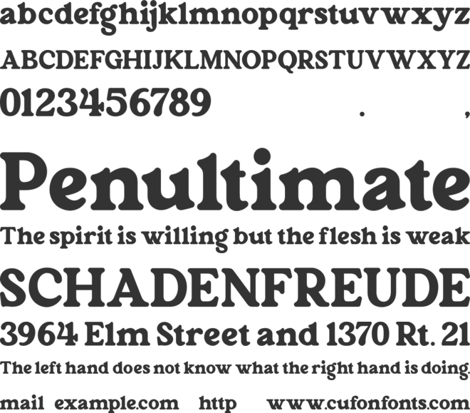 Bulgaria Ligatura font preview