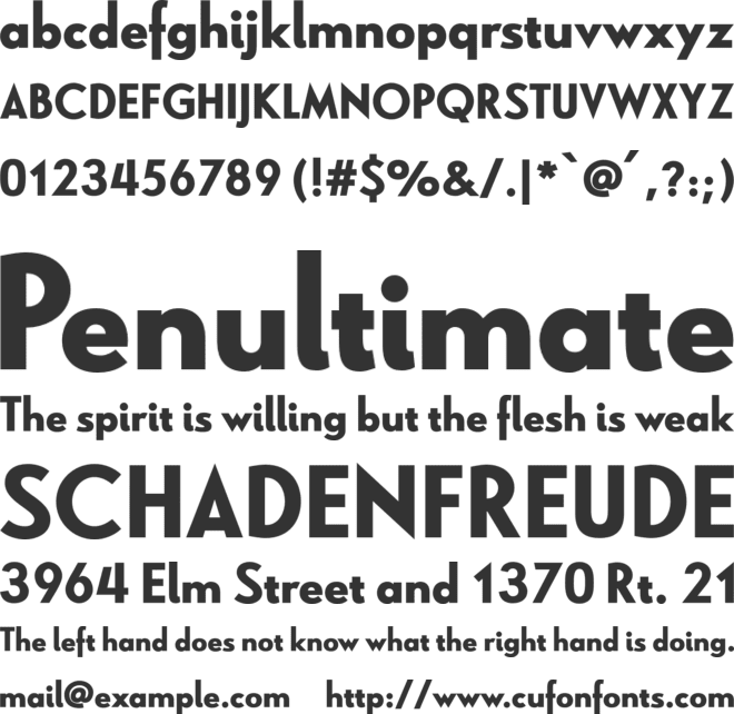 Le Havre Black font preview