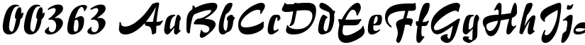00363 font