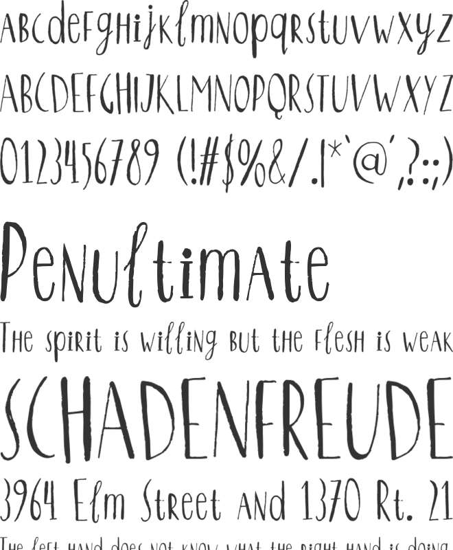 iCiel Qiber font preview