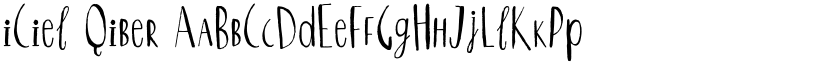 iCiel Qiber font