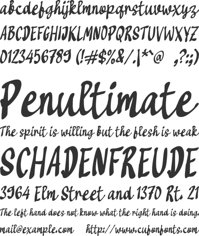 g Galesty font preview