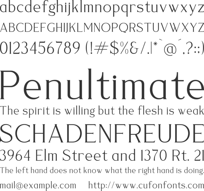 Madeilon Duskille font preview