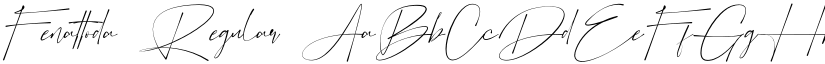 Fenattoda Regular font