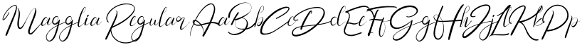 Magglia Regular font