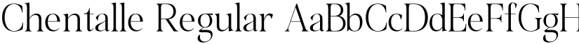 Chentalle Regular font