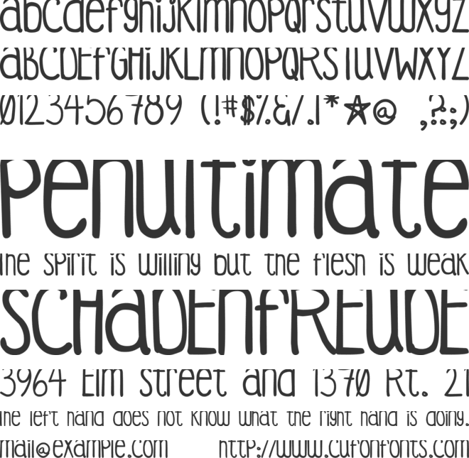 DJB COFFEE SHOPPE ESPRESSO font preview