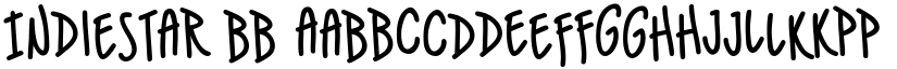 IndieStar BB font