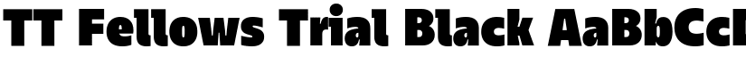 TT Fellows Trial Black font