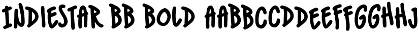 IndieStar BB Bold font
