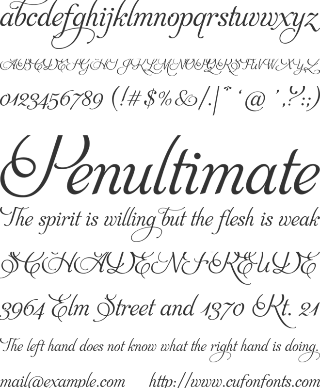 UVF Aphrodite Pro font preview