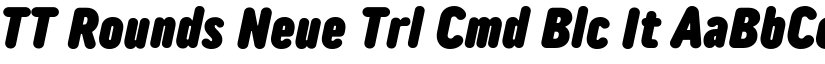 TT Rounds Neue Trl Cmd Blc It font