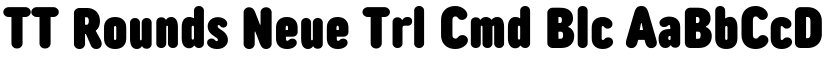 TT Rounds Neue Trl Cmd Blc font
