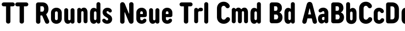 TT Rounds Neue Trl Cmd Bd font