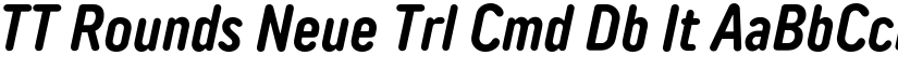 TT Rounds Neue Trl Cmd Db It font