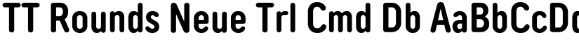 TT Rounds Neue Trl Cmd Db font