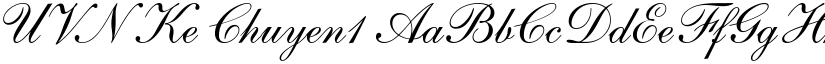 UVN Ke Chuyen1 font