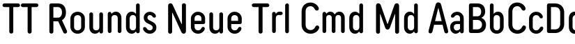 TT Rounds Neue Trl Cmd Md font