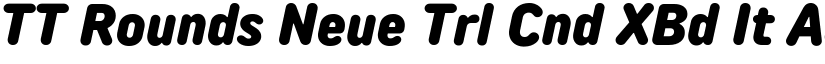 TT Rounds Neue Trl Cnd XBd It font