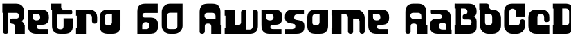 Retro 60 font download