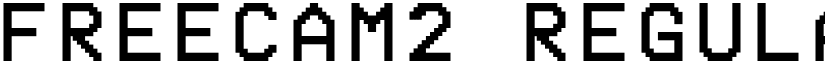 freecam2 Regular font