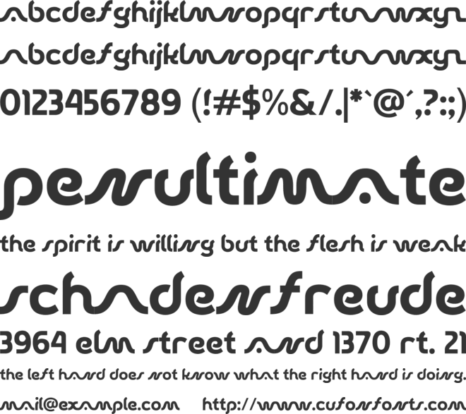 Vaoi font preview