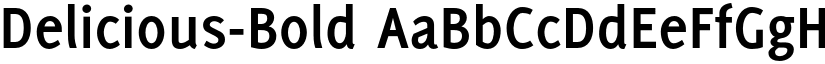 Delicious-Bold font