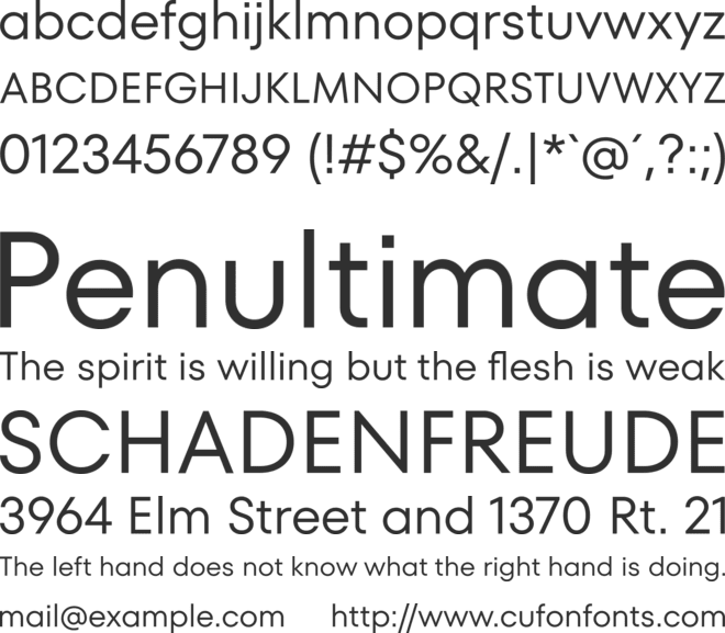 TT Fors Trial font preview