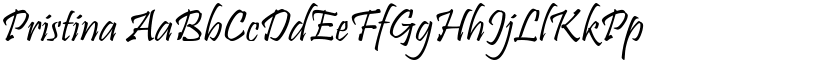 Pristina font