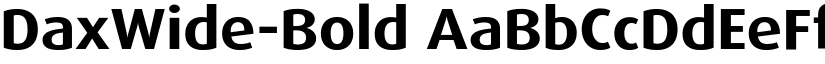 DaxWide font download