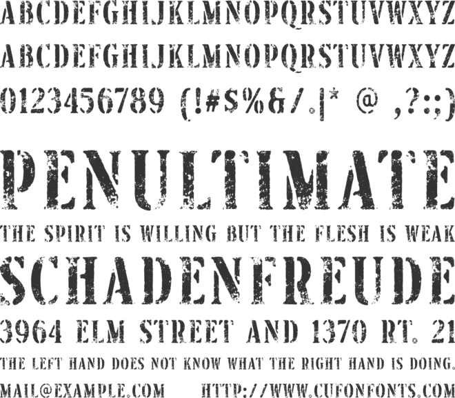 Brocades Serif font preview