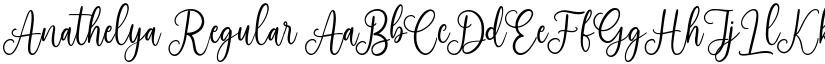 Anathelya font download