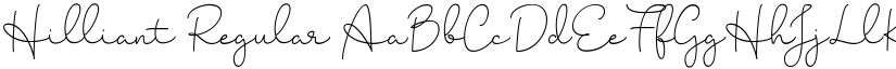 Hilliant font download