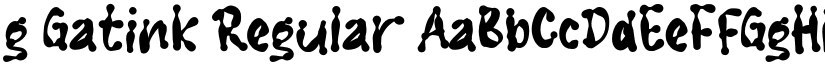 g Gatink font download
