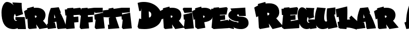 Graffiti Dripes Regular font