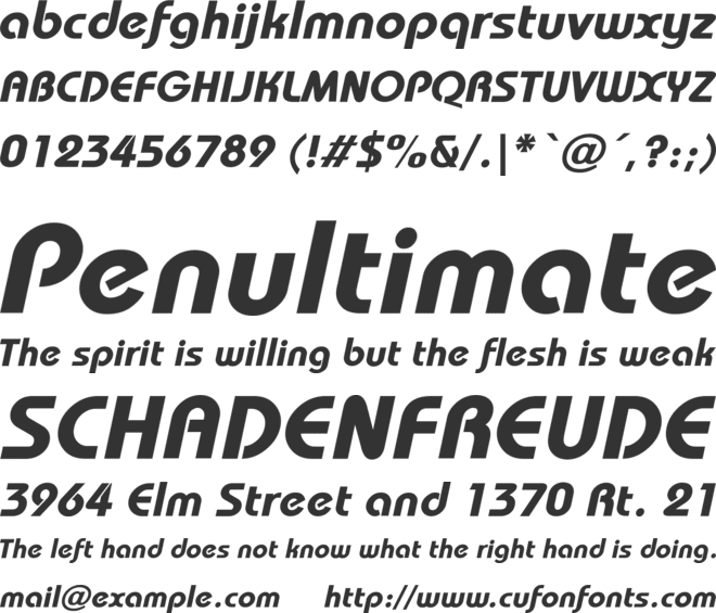 Mandala font preview