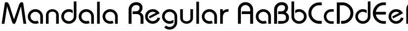 Mandala Regular font